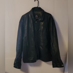 Weatherproof Men's Black Leather Jacket XL